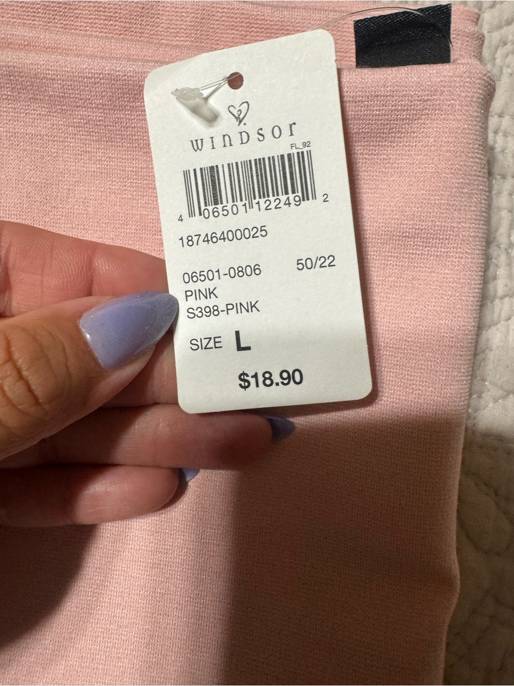 Windsor Light Pink Women's Top